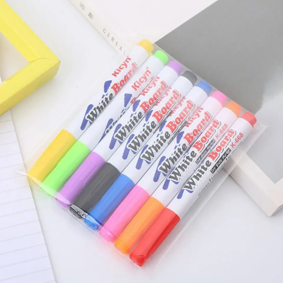 Magical water painting pen color mark pen marker floating. Myle Cart