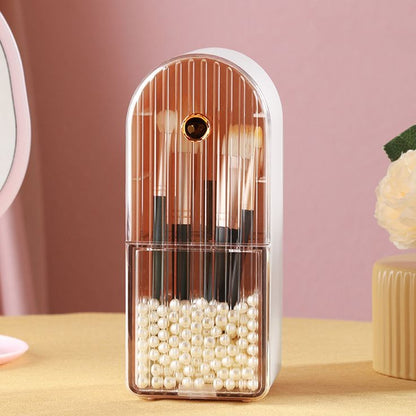 Dustproof Cosmetics Brush Holder