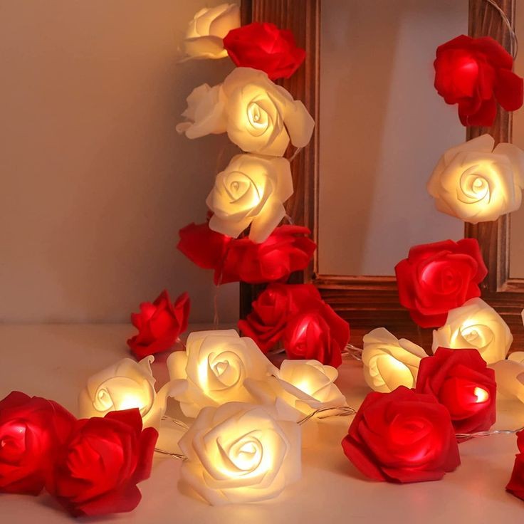 Led flower string light in different colors Myle Cart