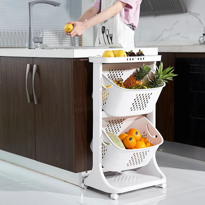 Kitchen vegetables basket stand Myle Cart