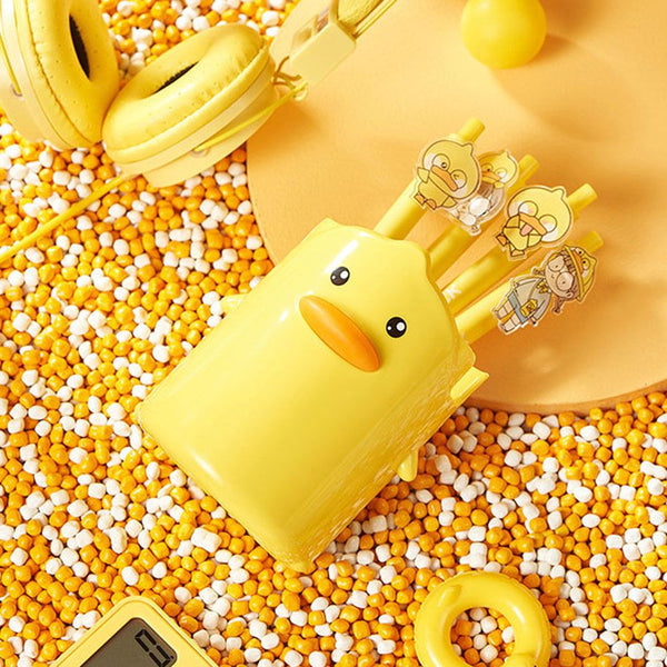 Multi purpose duck holder beautiful yellow color duck pen holder Myle Cart