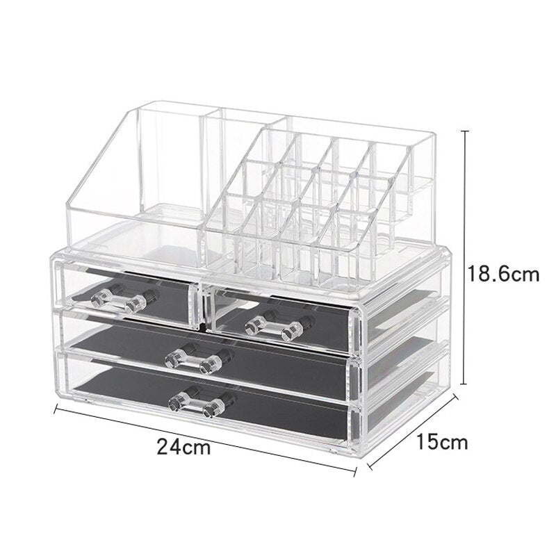 Acrylic Cosmetic Organizer With Drawer Myle Cart