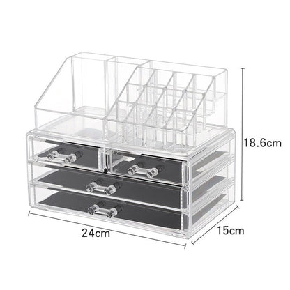 Acrylic Cosmetic Organizer With Drawer Myle Cart