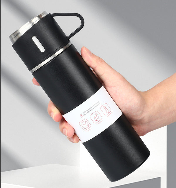 Vacuum Flask Stainless Steel Thermos Cups Set (500ML) Myle Cart