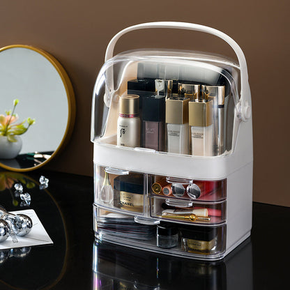 Transparent Cosmetics Storage Box