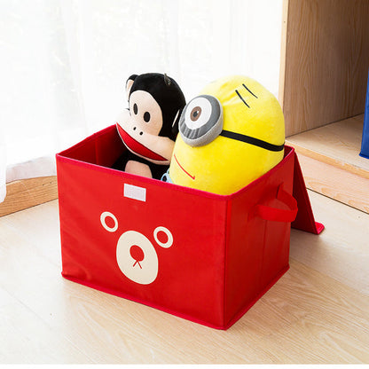 Cloth Cartoon Bear Storage Box Myle Cart