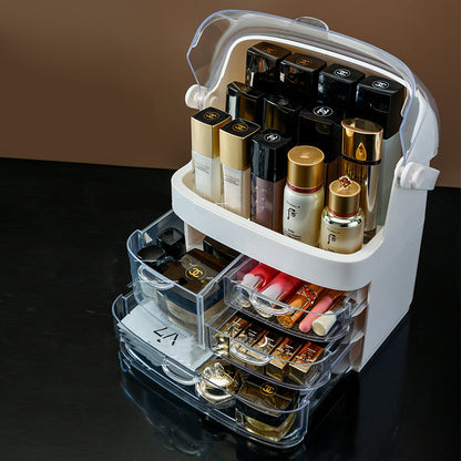 Transparent Cosmetics Storage Box