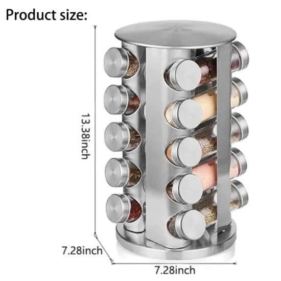 Kitchen spices organizer - Rotating spices rack Myle Cart