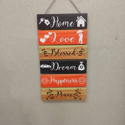 Home Love Related wall decoration 6 step hanging- wall decoration quotes