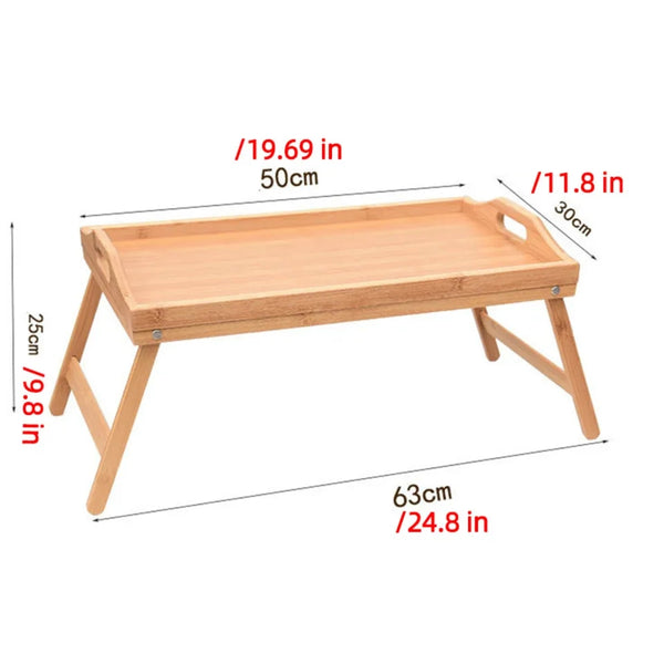 2 in 1 bamboo tray table Myle Cart