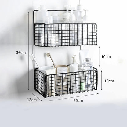 Premium Quality Two layer metallic storage rack Myle Cart