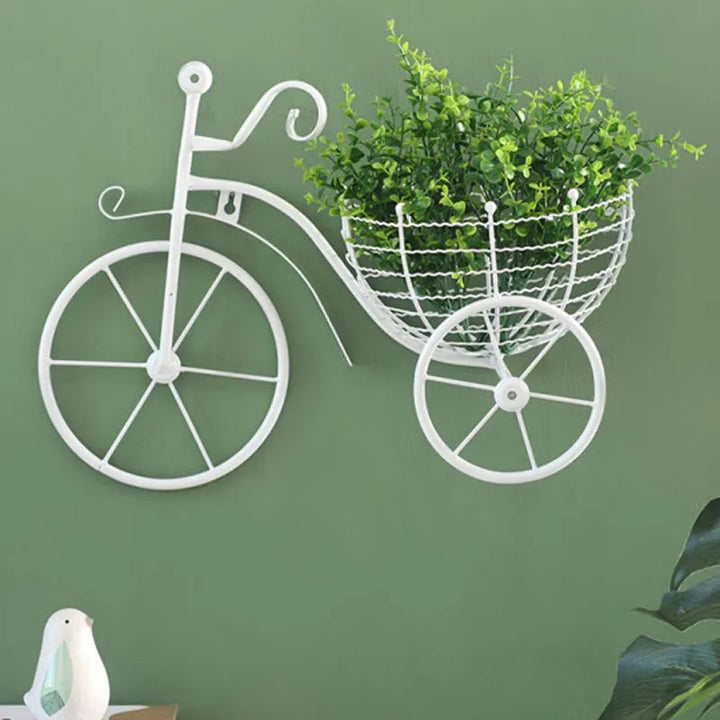 Wall mounted flower basket cycle Myle Cart