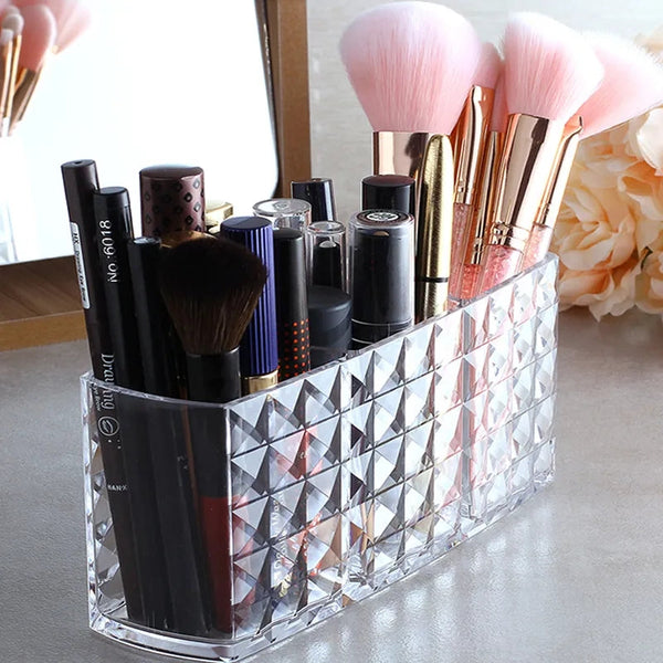 Acrylic Cut Design brush holder Myle Cart