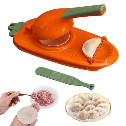 Plastic body Two in One Dumpling Maker Myle Cart