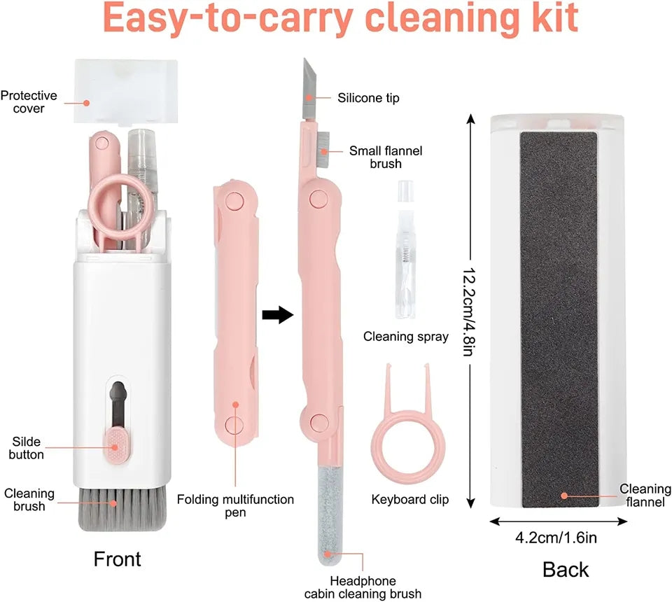 7 in 1 computer keyboard cleaner headphone cleaning kit mobile cleaning kit Myle Cart