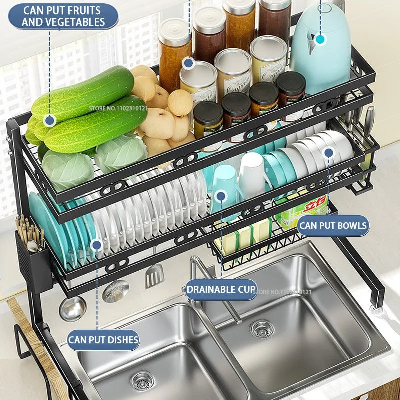 Double layer double sink organizer Myle Cart