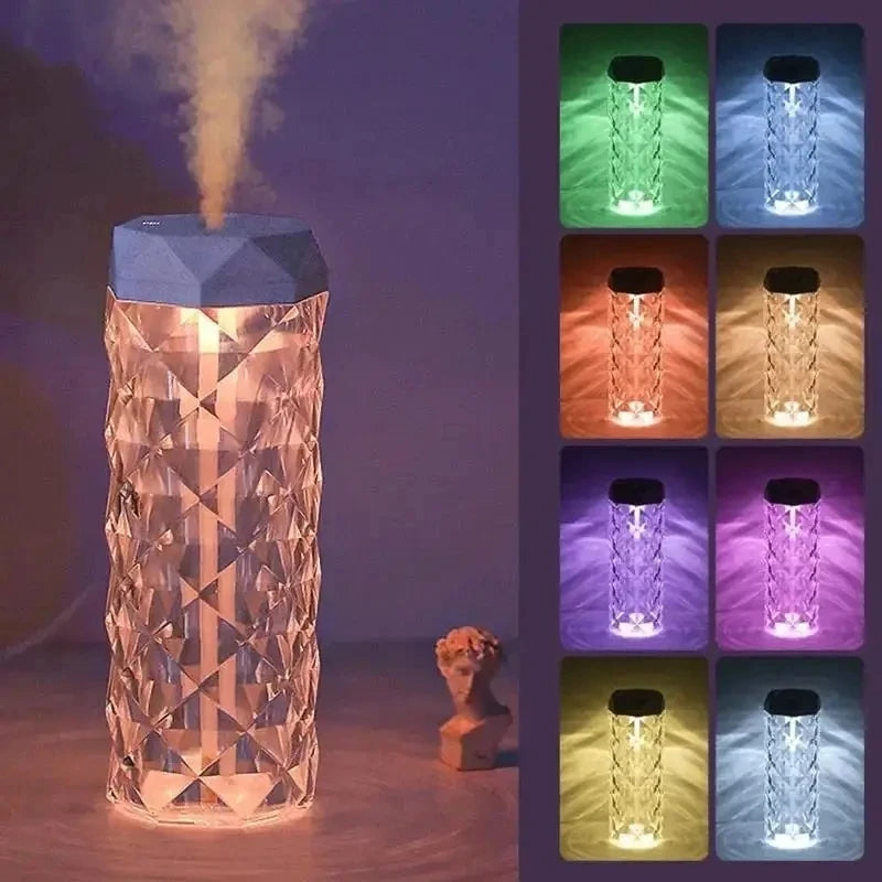 7-Color Light changing Cool Mist Humidifier - 1000 Ml room diffuser Myle Cart