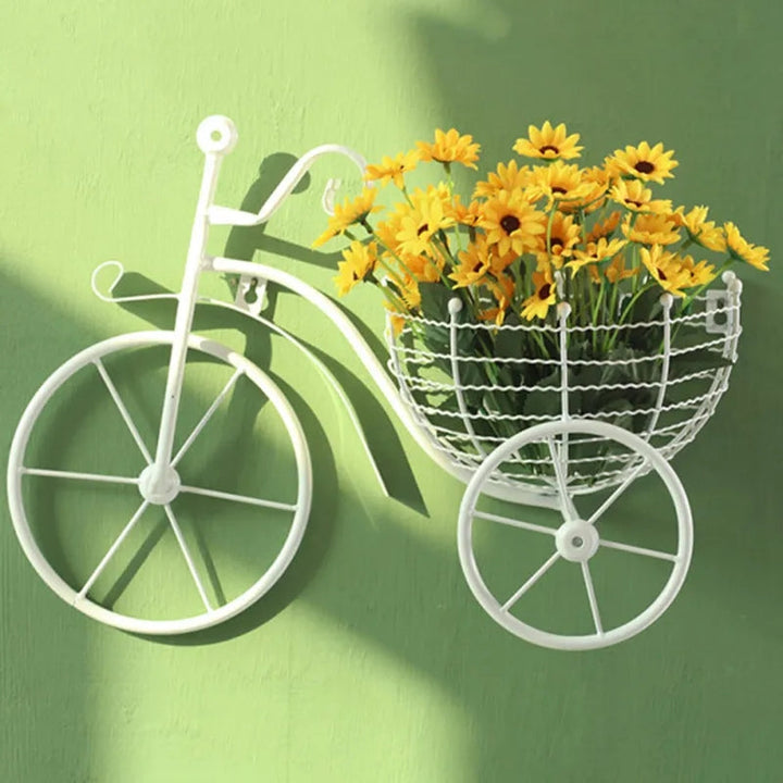 Wall mounted flower basket cycle Myle Cart