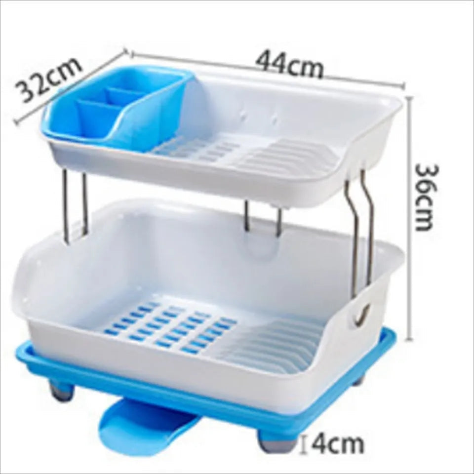 Two layer dish draining rack Myle Cart