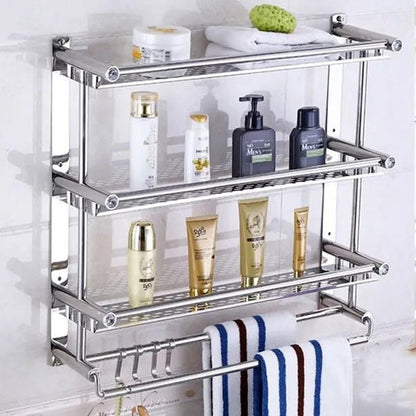 Multipurpose 3 Layer Steel Shelf Rack Myle Cart