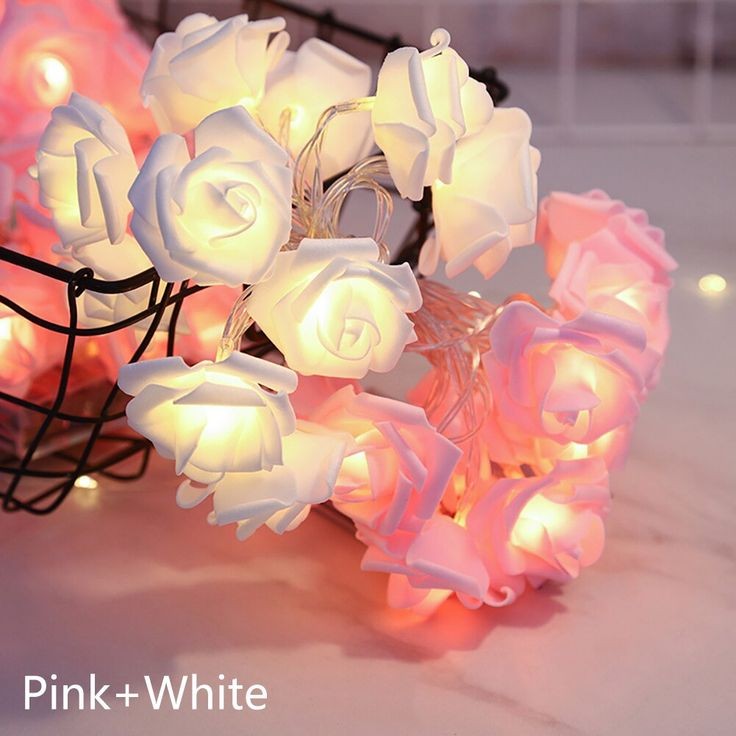 Led flower string light in different colors Myle Cart