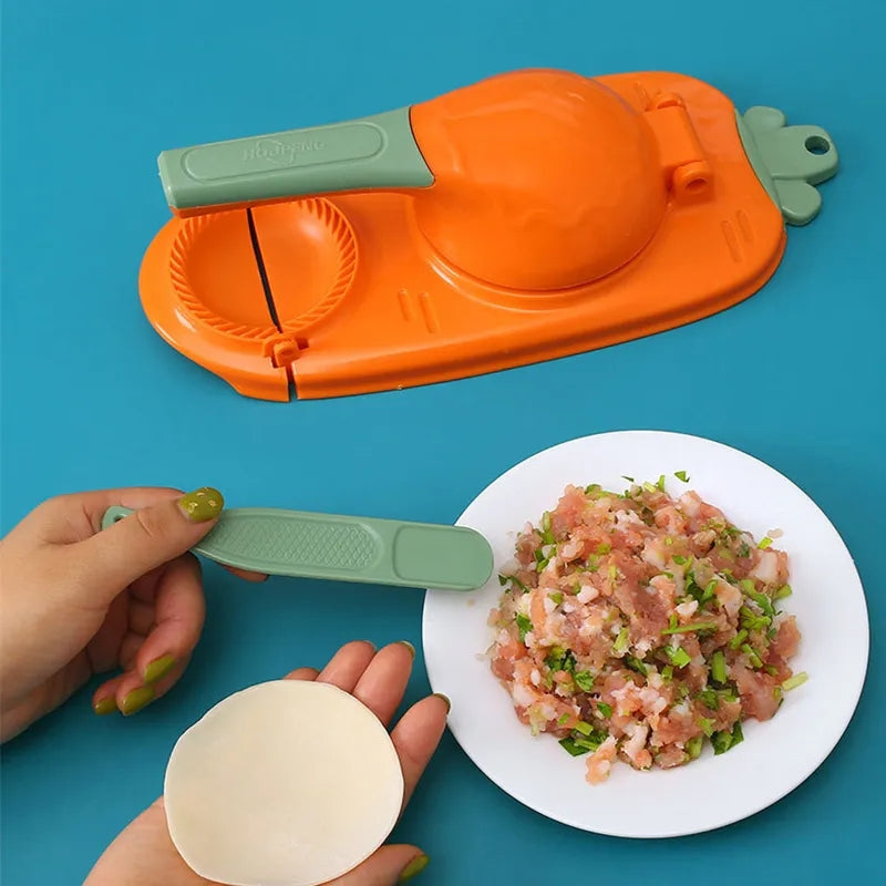 Plastic body Two in One Dumpling Maker Myle Cart