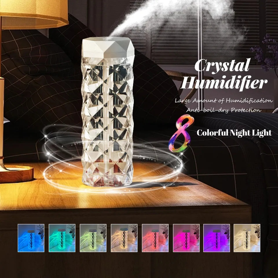 7-Color Light changing Cool Mist Humidifier - 1000 Ml room diffuser Myle Cart