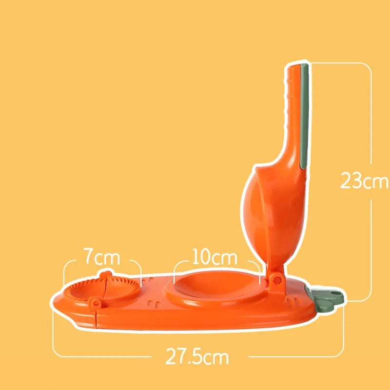 Plastic body Two in One Dumpling Maker Myle Cart