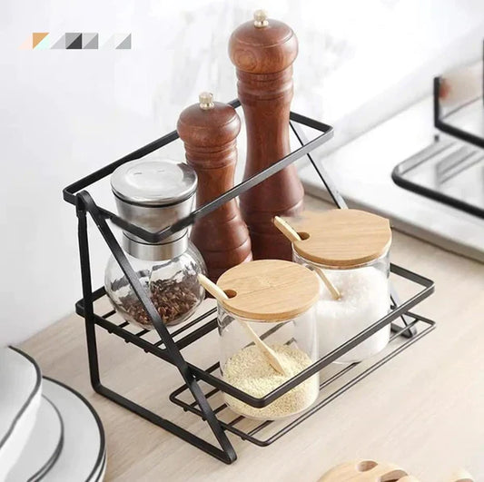 Double layer shelf rack - Two layer kitchen rack Myle Cart