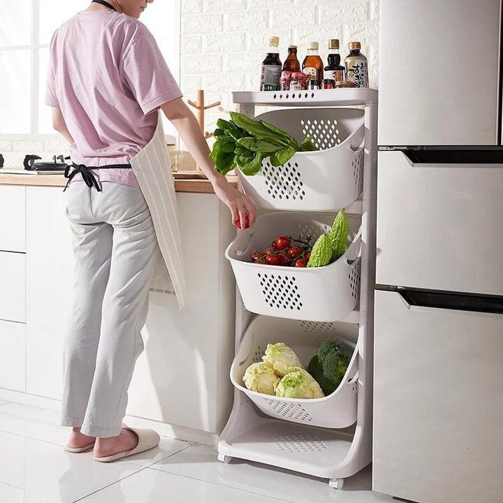 Kitchen vegetables basket stand Myle Cart