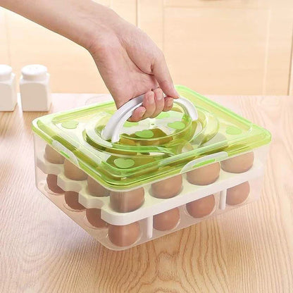 Two layer egg organizer - 24 egg organizer box Myle Cart