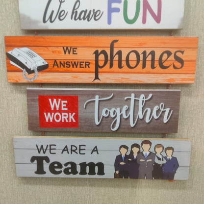 Office related wall hanging - wall decoration quotes