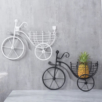 Wall mounted flower basket cycle Myle Cart