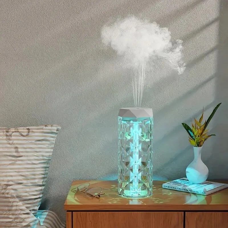 7-Color Light changing Cool Mist Humidifier - 1000 Ml room diffuser Myle Cart