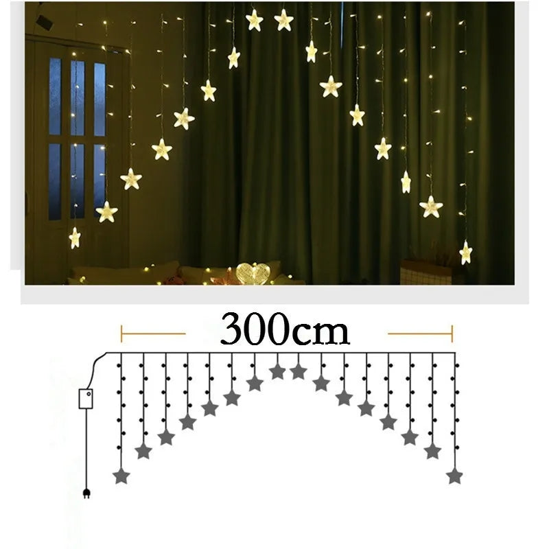 Curtain lights in different designs and style Myle Cart