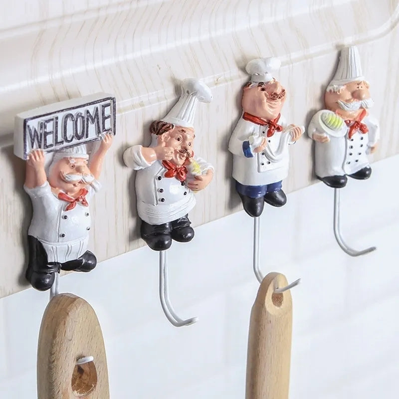 Chef hooks in Four design Myle Cart