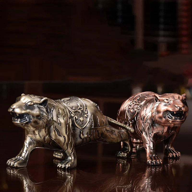 Creative Ashtray, Anti Fly ash Tiger Style Ashtray with lid Home Living Room Office Decoration Ornaments Myle Cart