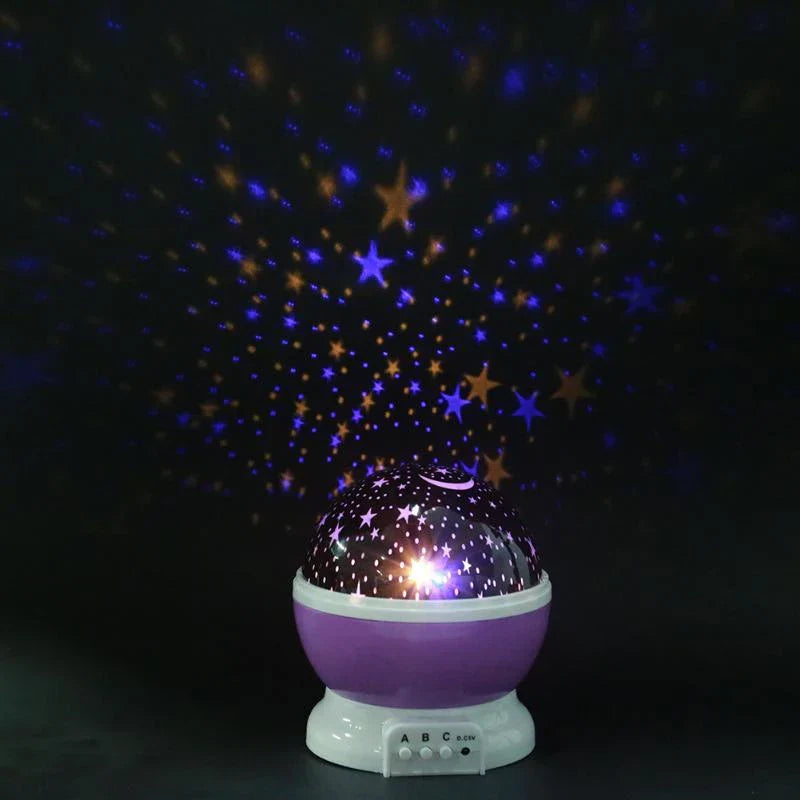 LED Rotating Night Light Projector Starry Sky Star Master Children Kids Sleep Romantic LED USB Projector Lamp Child Gifts Myle Cart