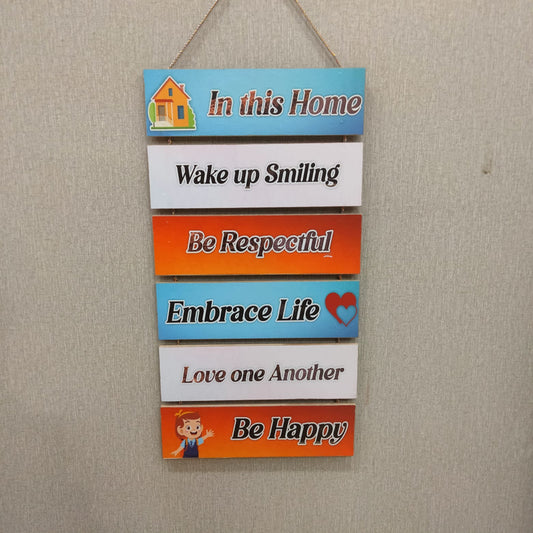 Home Entrance colorful wall decoration hanging- wall decoration quotes