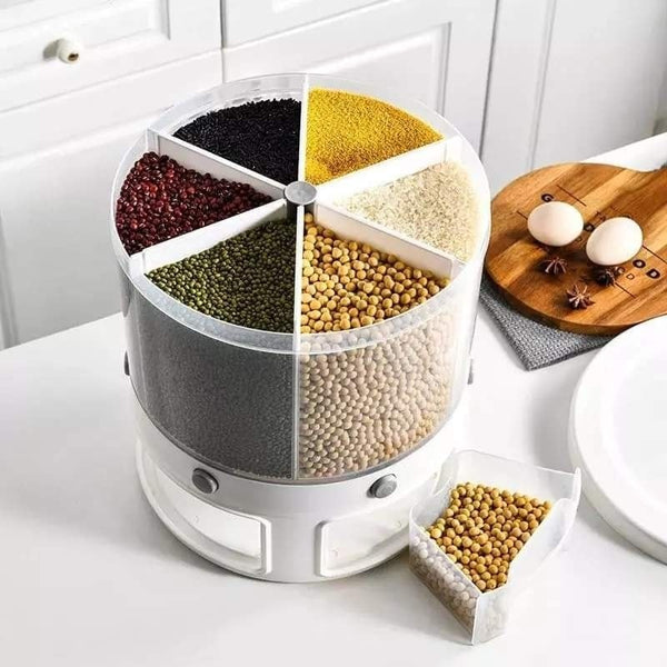 Multi portion cereal container with capacity of 10 kg Myle Cart