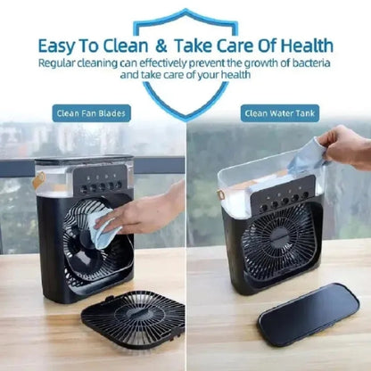 Portable mist fan outdoor travel gym office use