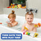 Children bath bomb fizzing toy inside bath time fun
