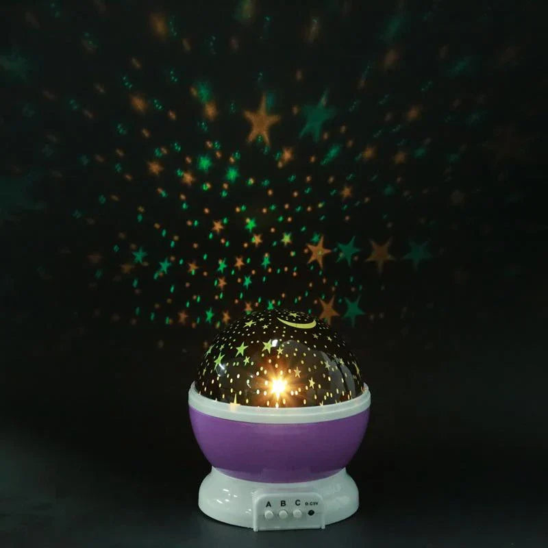 LED Rotating Night Light Projector Starry Sky Star Master Children Kids Sleep Romantic LED USB Projector Lamp Child Gifts Myle Cart