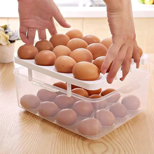 Two layer egg organizer - 24 egg organizer box Myle Cart