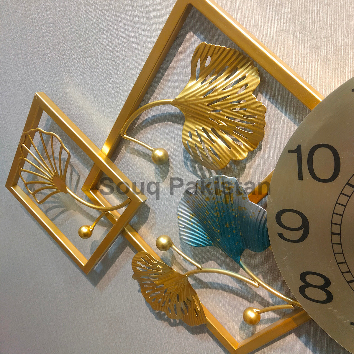 Wall Ornament imported metallic clock Myle Cart