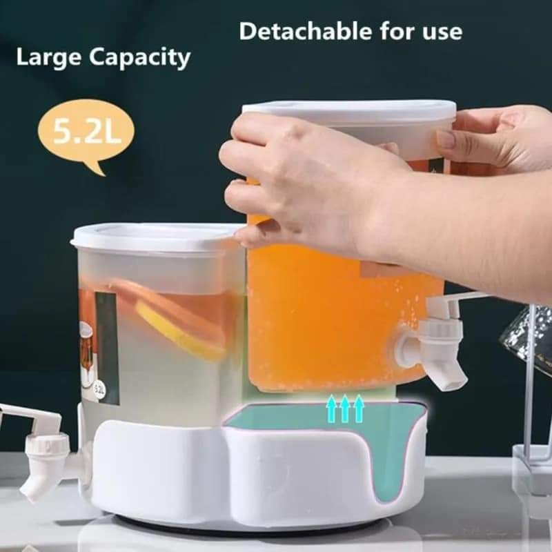 3 in 1 Juice Dispenser or Water Dispenser 5.2L Myle Cart