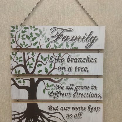 Family tree - wall decoration quotes