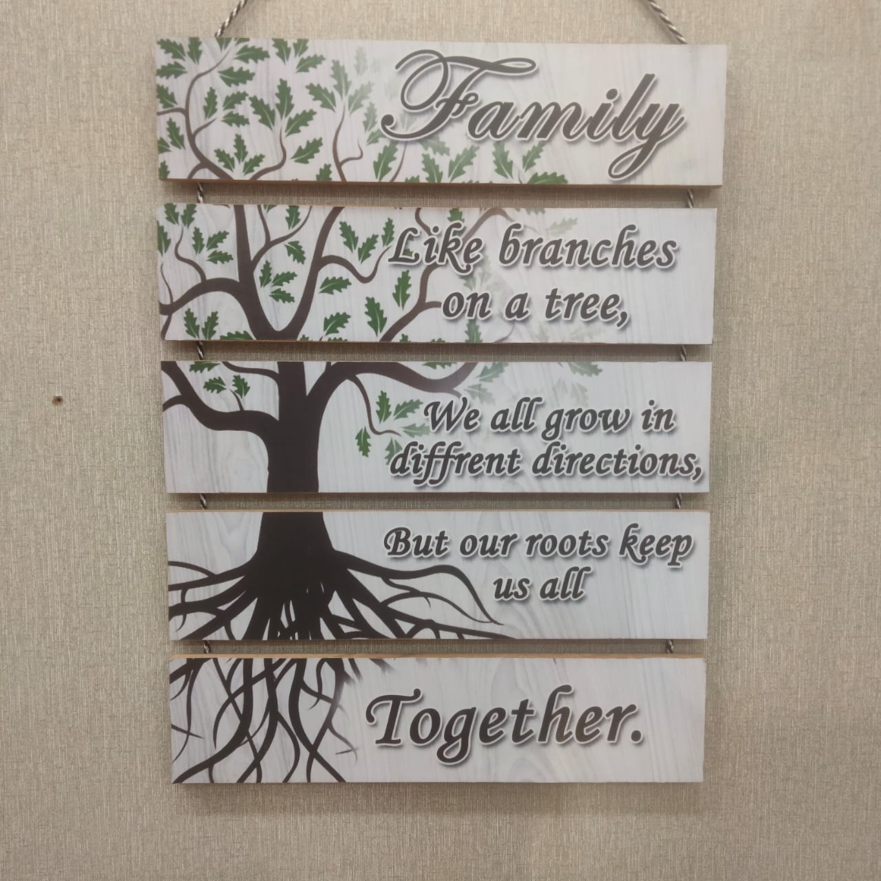 Family tree - wall decoration quotes