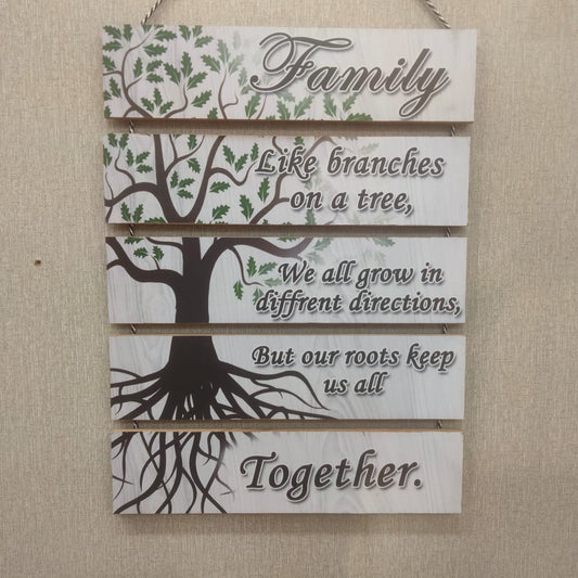 Family tree - wall decoration quotes