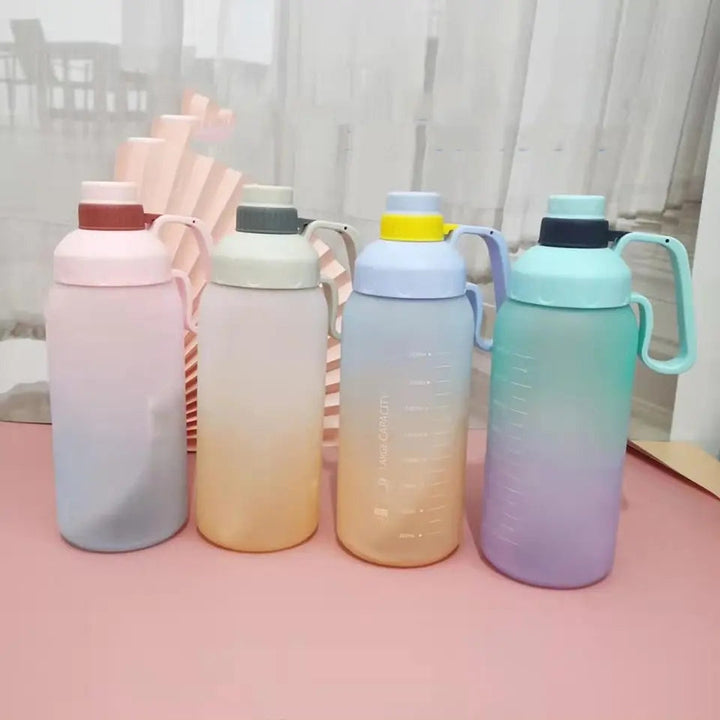 Double shade multi color 1800ml water bottle Myle Cart